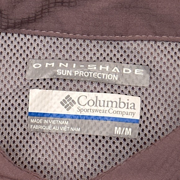 Columbia Omni-Shade Vented Fishing Shirt Womens Medium LS UPF Sun Protection - Picture 2 of 9
